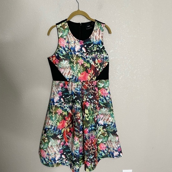 ASOS Maternity Fit Flare Floral Dress 8 - Picture 2 of 5